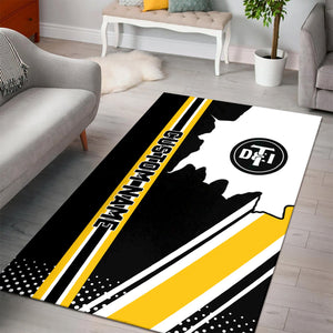 Railspirit Personalized Detroit Toledo And Ironton Railroad Area Rug Vintage All Over Printed Rug