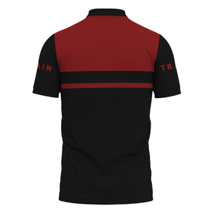 Railspirit Custom Name Duluth, Missabe, & Iron Range Railroad Polo Shirt American Train Ticket Printed Shirt