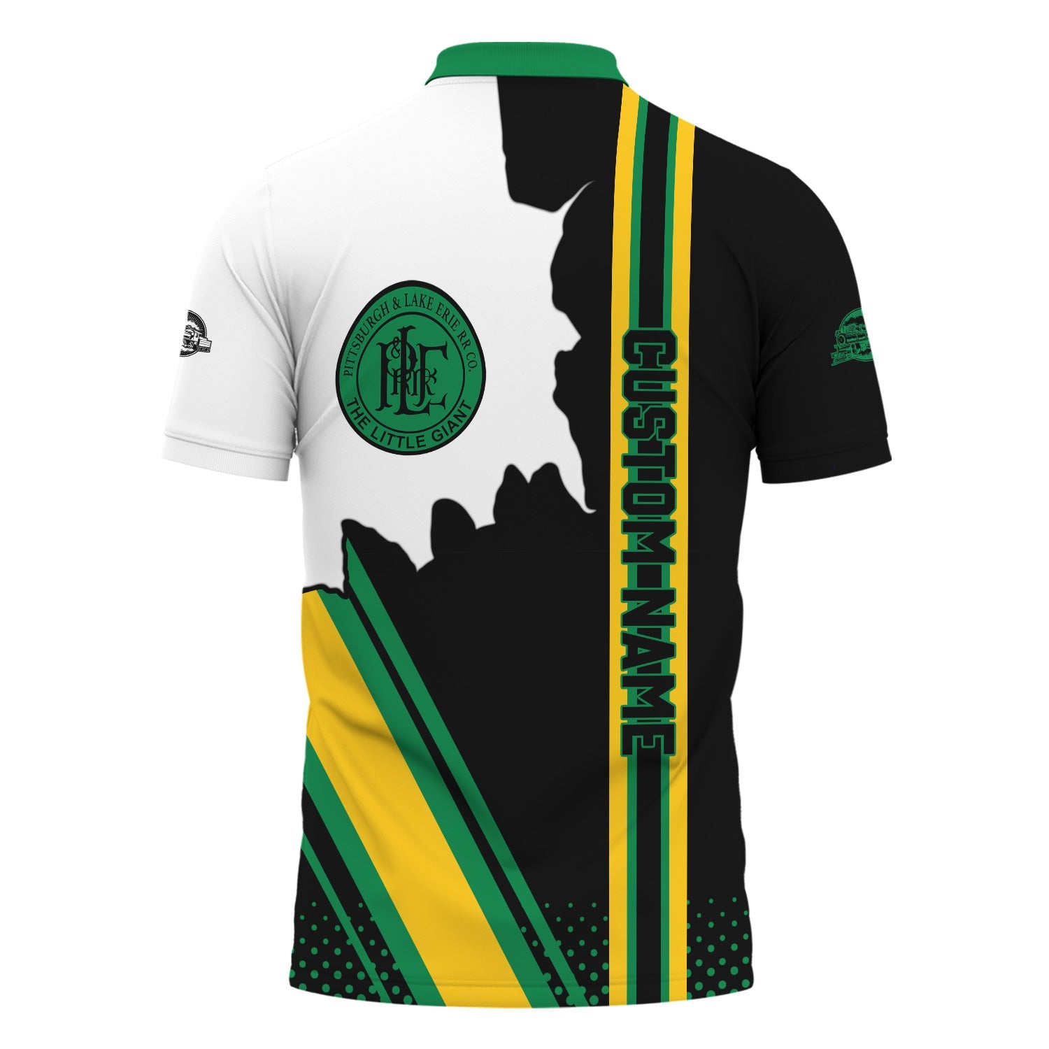 Railspirit Personalized Pittsburgh And Lake Erie Railroad Polo Shirt All Over Printed Unisex Shirt