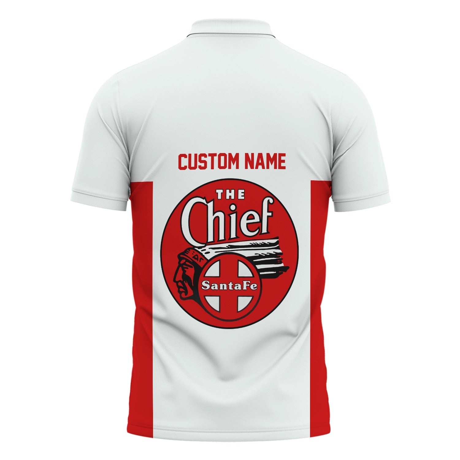 Railspirit Custom Name The Chief Santa Fe Railroad Polo Shirt Yes I Need All Those Train Printed Shirt