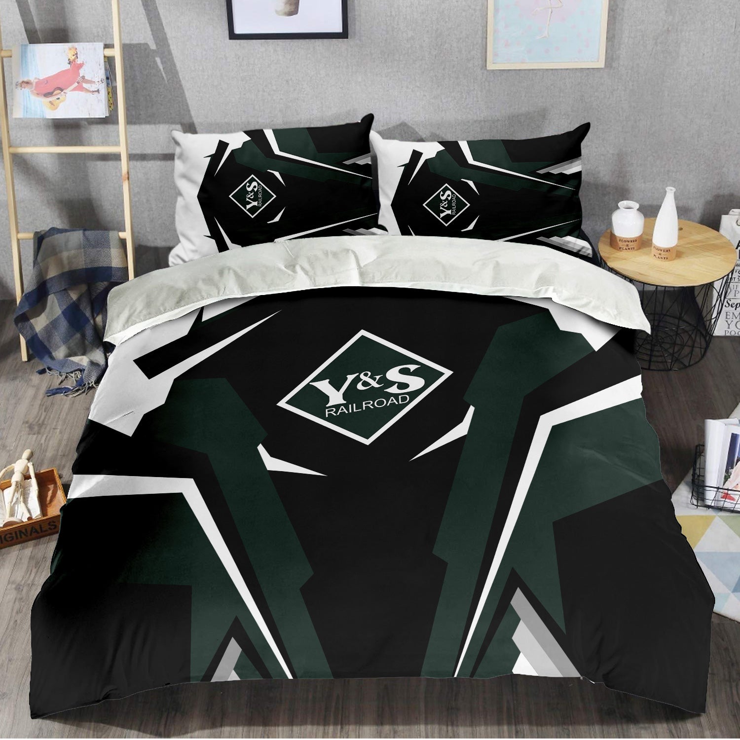 Railspirit Youngstown & Southern Railroad Bedding Set Strong Line Style Bedding Set All Over Print