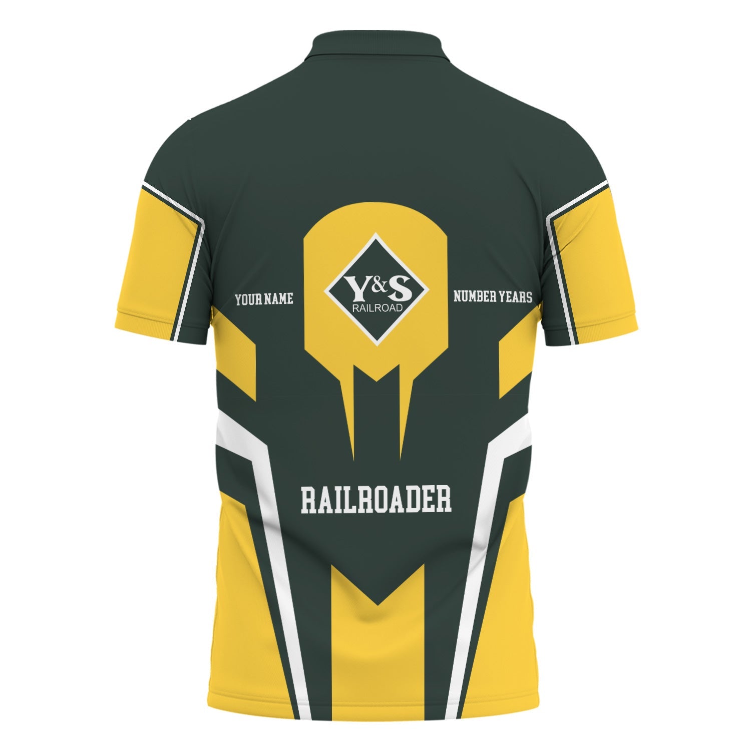 Railspirit Personalized Youngstown & Southern Railroad Polo Shirt Custom Year Railroader Shirt Gift Idea For Train Lover