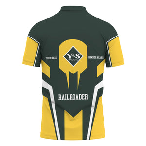 Railspirit Personalized Youngstown & Southern Railroad Polo Shirt Custom Year Railroader Shirt Gift Idea For Train Lover
