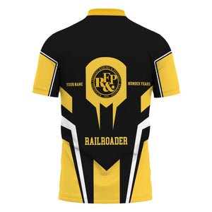 Railspirit Personalized Richmond, Fredericksburg And Potomac Railroad Polo Shirt Custom Year Railroader Shirt Gift Idea For Train Lover