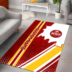 Railspirit Personalized Monon Railroad Area Rug Vintage All Over Printed Rug