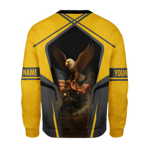 Railspirit Personalized Richmond, Fredericksburg And Potomac Railroad Sweatshirt American Eagle Vintage Train Shirt