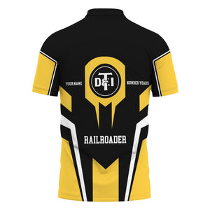 Railspirit Personalized Detroit Toledo And Ironton Railroad Polo Shirt Custom Year Railroader Shirt Gift Idea For Train Lover