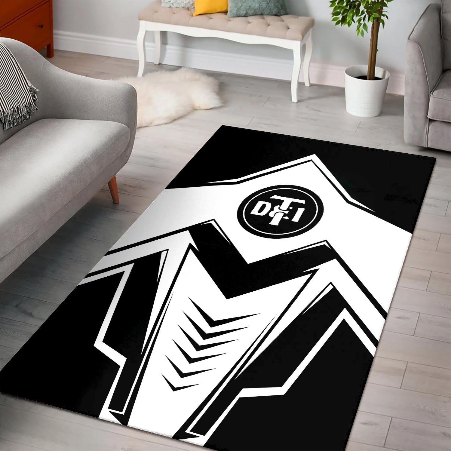 Railspirit Detroit Toledo And Ironton Railroad Area Rug Railway Trainspotter Style Rug Gift Idea For Foamers