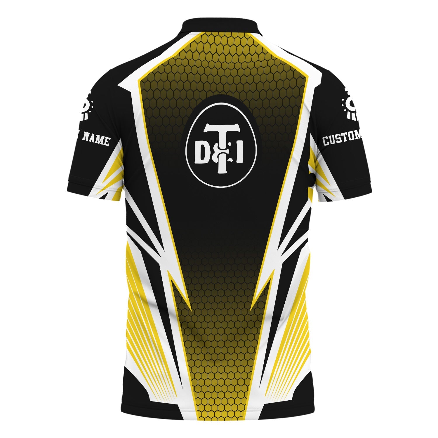 Railspirit Personalized Detroit Toledo And Ironton Railroad Polo Shirt Lightning Graphic Style Shirt Gift Idea For Train Lover