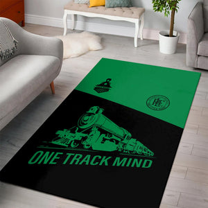 Railspirit Personalized Pittsburgh And Lake Erie Railroad Area Rug One Track Mind Train Rug Gift Idea For Train Lover