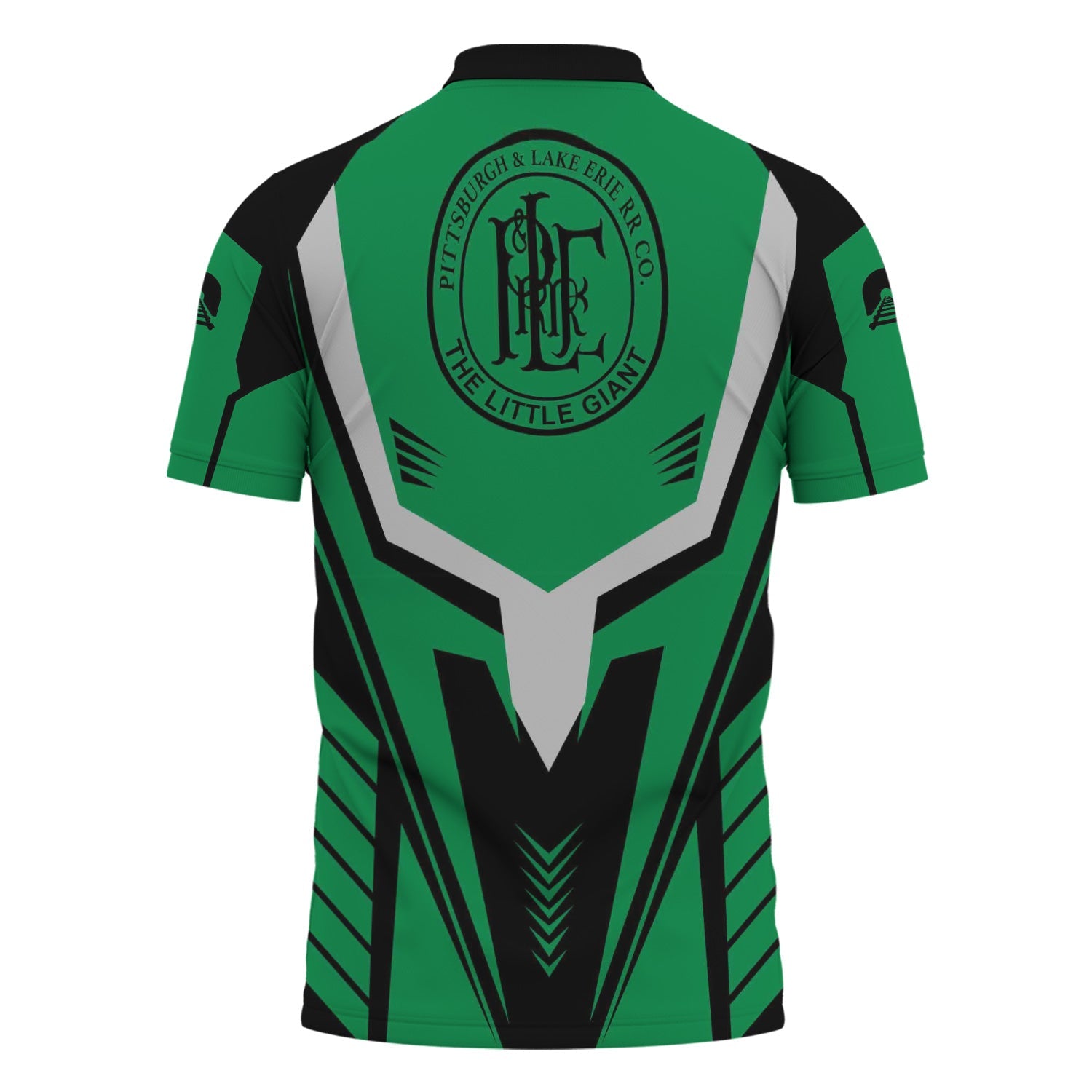 Railspirit Personalized Pittsburgh And Lake Erie Railroad Polo Shirt Workwear-Inspired with Custom Position Train Shirt