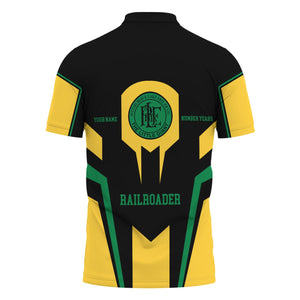 Railspirit Personalized Pittsburgh And Lake Erie Railroad Polo Shirt Custom Year Railroader Shirt Gift Idea For Train Lover