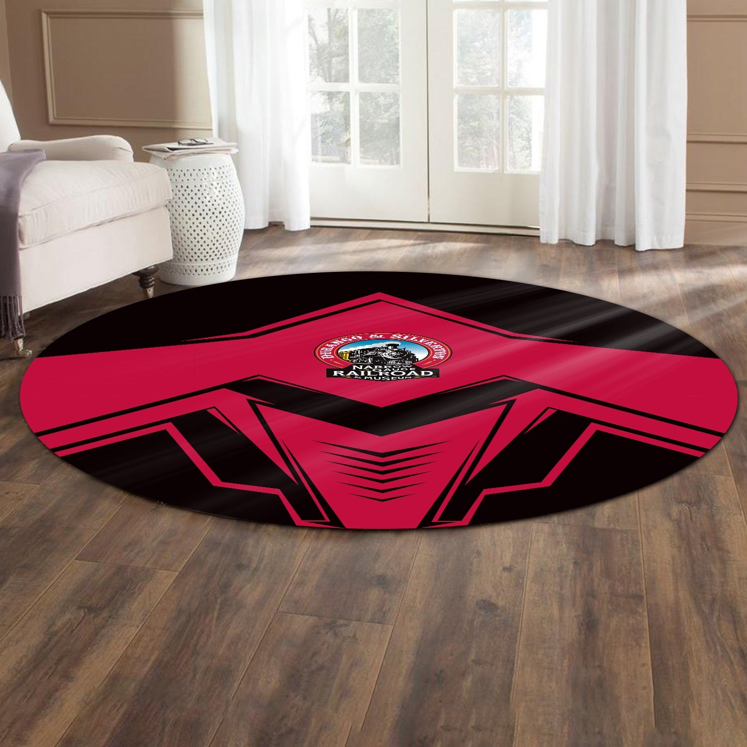 Railspirit Durango And Silverton Narrow Gauge Railroad Round Mat Railway Trainspotter Style Mat Gift Idea For Foamers