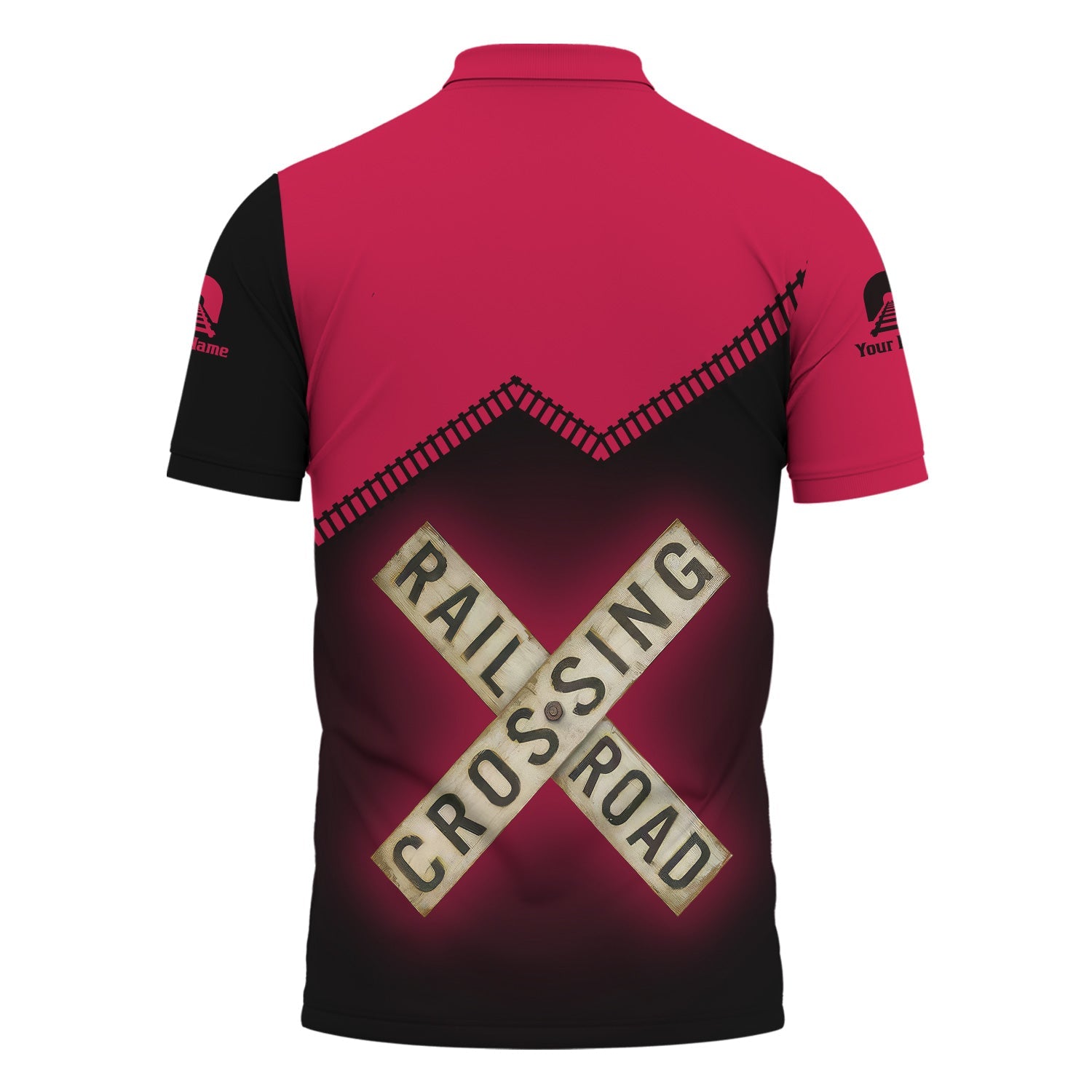 Railspirit Personalized Durango And Silverton Narrow Gauge Railroad Polo Shirt Railroad Crossing Printed Train Track Shirt