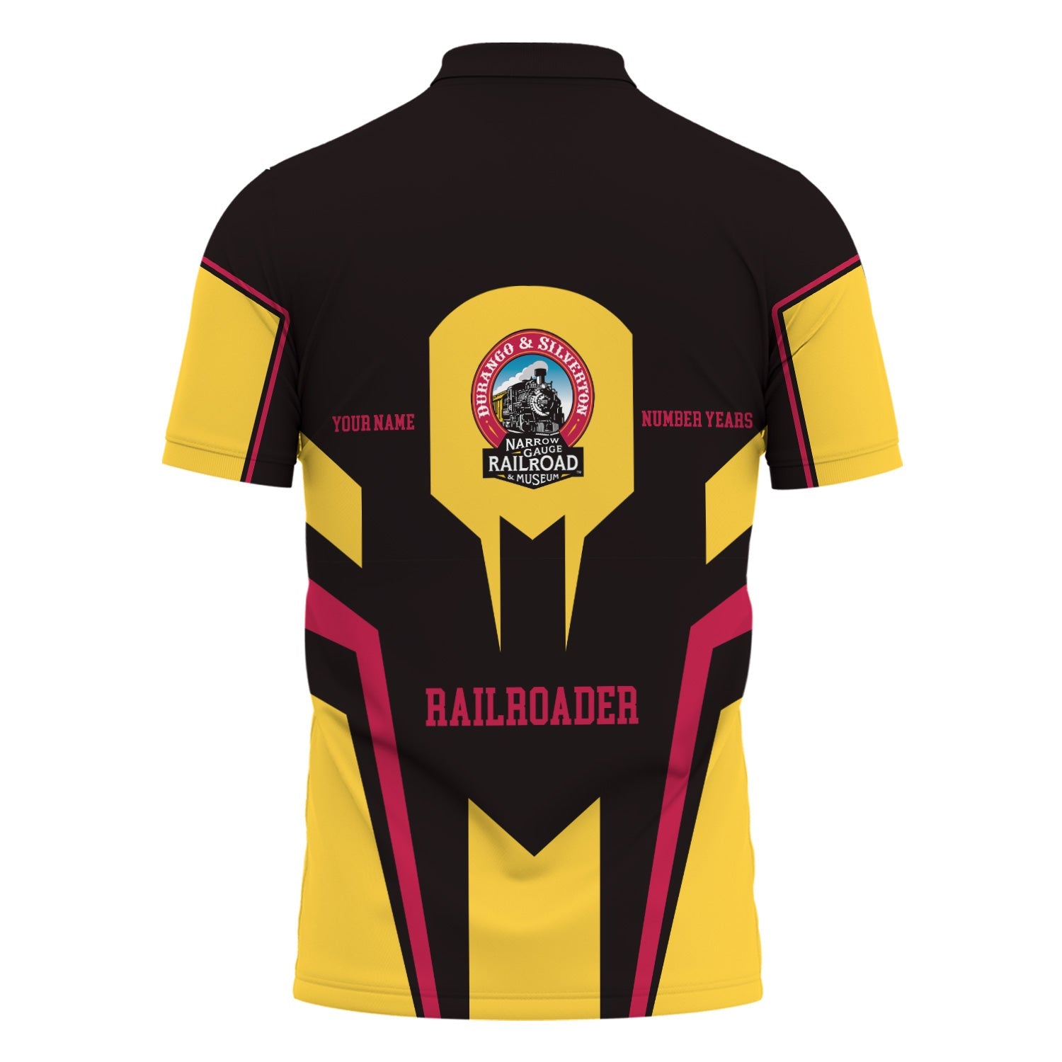 Railspirit Personalized Durango And Silverton Narrow Gauge Railroad Polo Shirt Custom Year Railroader Shirt Gift Idea For Train Lover
