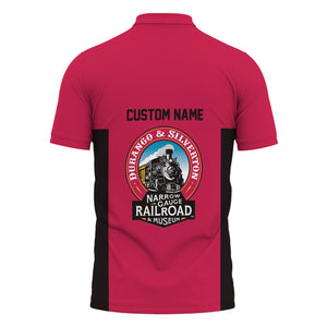 Railspirit Custom Name Durango And Silverton Narrow Gauge Railroad Polo Shirt Yes I Need All Those Train Printed Shirt