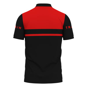 Railspirit Custom Name Monongahela Railroad Polo Shirt American Train Ticket Printed Shirt