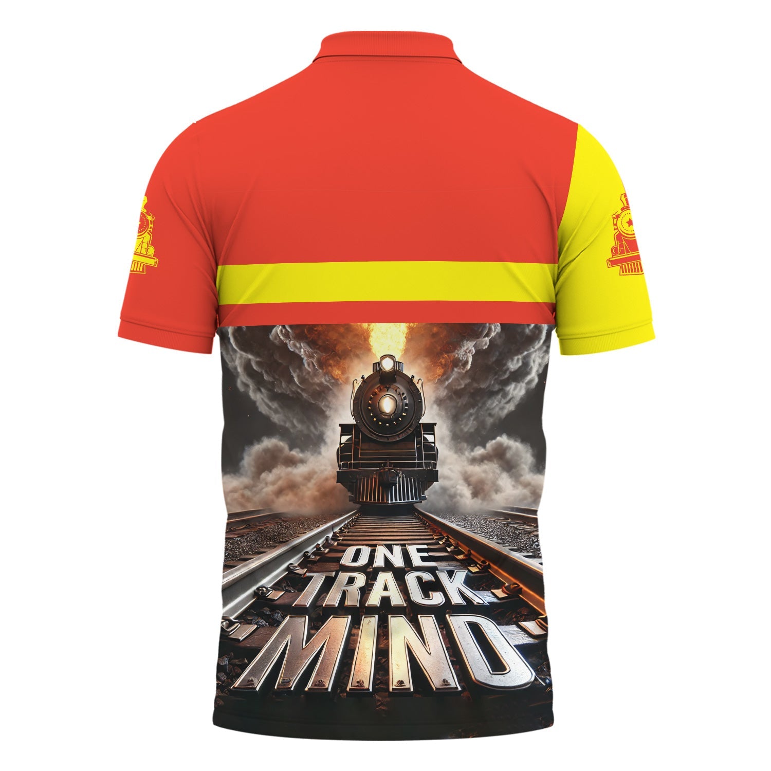 Railspirit Personalized Strasburg Railroad Polo Shirt One Track Mind Train Printed Shirt