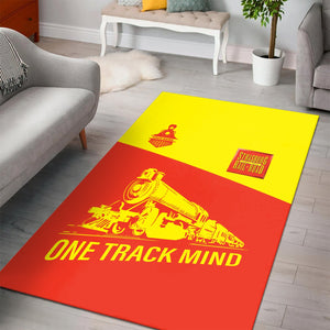 Railspirit Personalized Strasburg Railroad Area Rug One Track Mind Train Rug Gift Idea For Train Lover