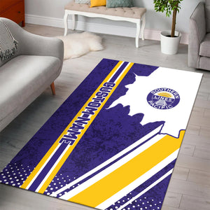 Railspirit Personalized Southern Pacific Railroad Area Rug Vintage All Over Printed Rug