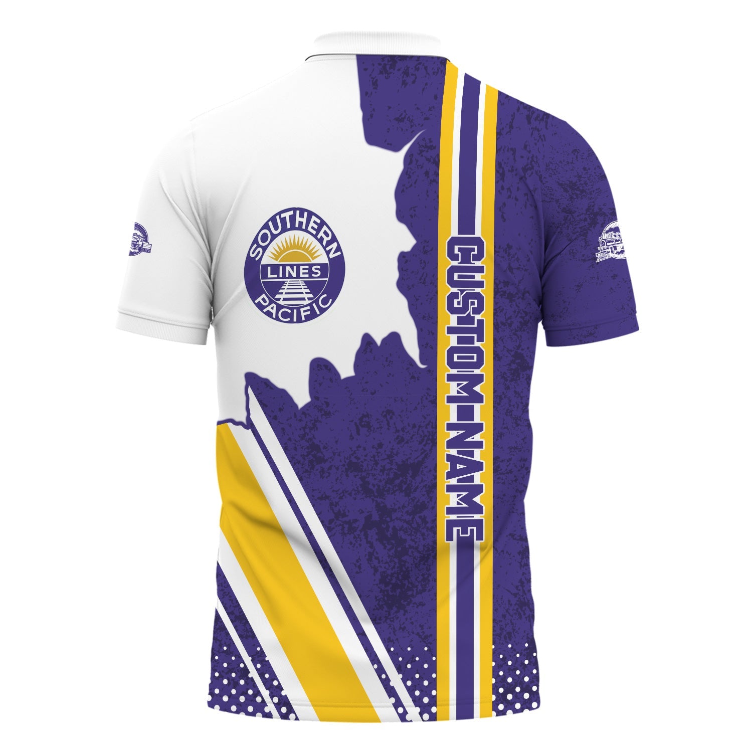 Railspirit Personalized Southern Pacific Railroad Polo Shirt All Over Printed Unisex Shirt