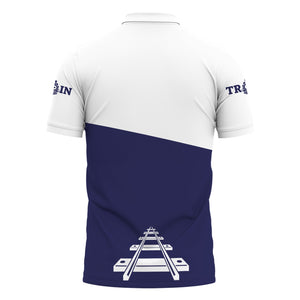 Railspirit Personalized CSX Transportation Railroad Polo Shirt One Track Mind Unisex Train Shirt Gift Idea For Train Lover