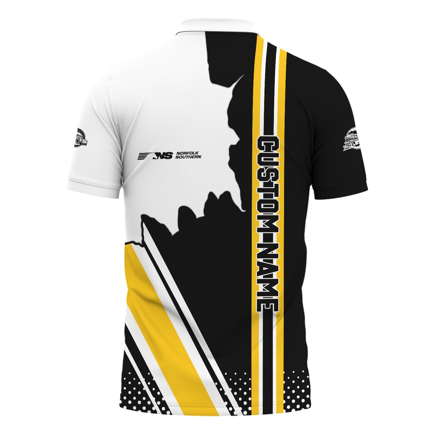 Railspirit Personalized Norfolk Southern Railway Polo Shirt All Over Printed Unisex Shirt