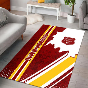 Railspirit Personalized Wisconsin Central Ltd Railroad Area Rug Vintage All Over Printed Rug