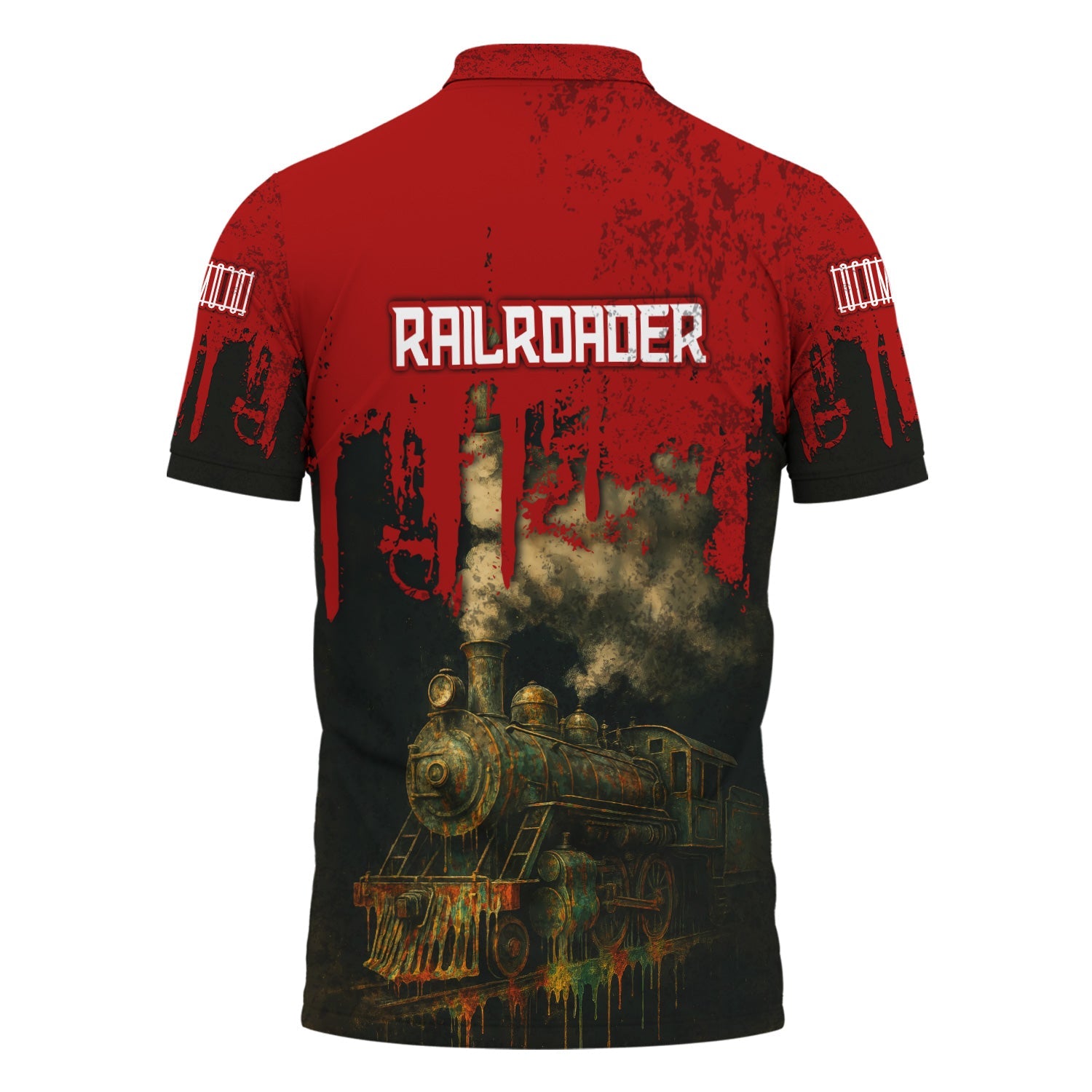 Railspirit Personalized Monon Railroad Polo Shirt Vintage Train Art Style Shirt For Locomotive Fans