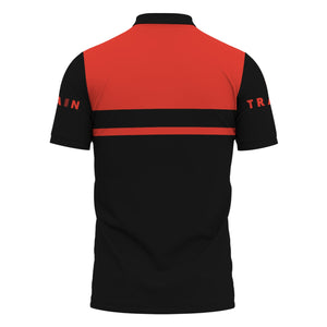 Railspirit Custom Name Canadian National Railroad Polo Shirt American Train Ticket Printed Shirt