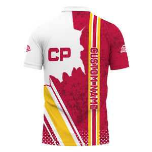 Railspirit Personalized Canadian Pacific Railroad Polo Shirt All Over Printed Unisex Shirt