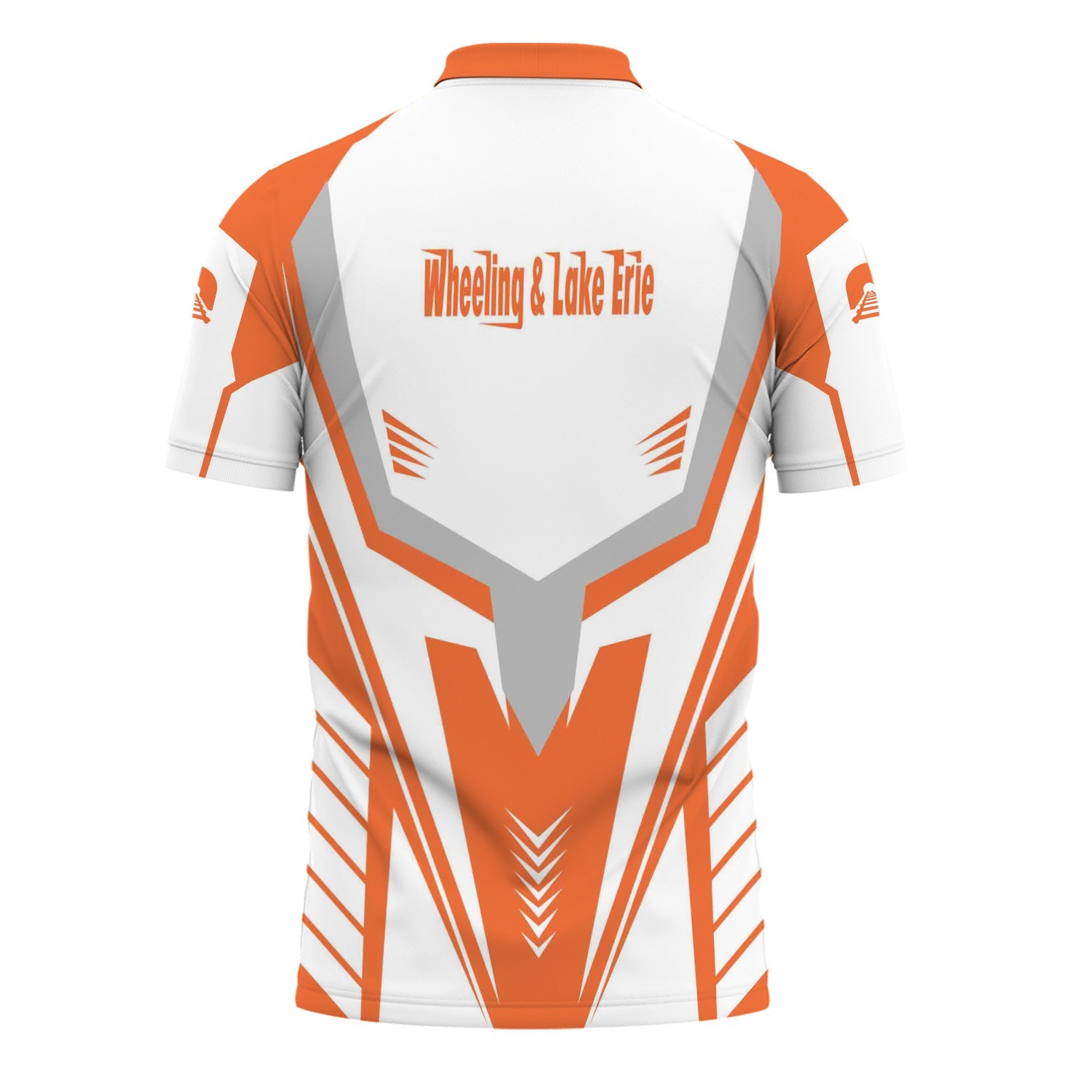 Railspirit Personalized Wheeling And Lake Erie Railroad Polo Shirt Workwear-Inspired with Custom Position Train Shirt