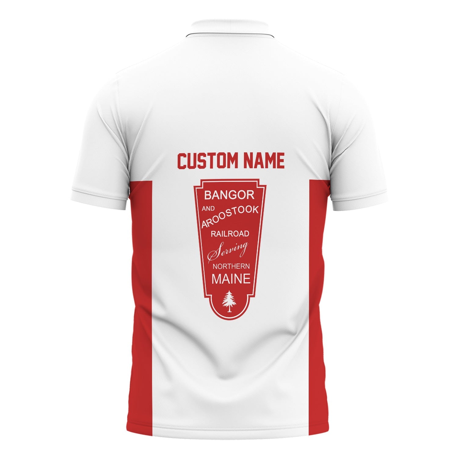 Railspirit Custom Name Bangor And Aroostook Railroad Polo Shirt Yes I Need All Those Train Printed Shirt