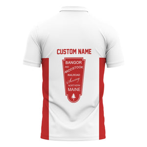 Railspirit Custom Name Bangor And Aroostook Railroad Polo Shirt Yes I Need All Those Train Printed Shirt