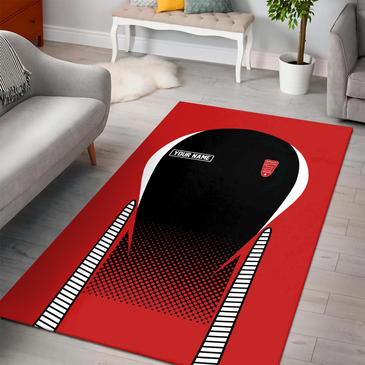 Railspirit Personalized Bangor And Aroostook Railroad Area Rug All Over Printed Rug