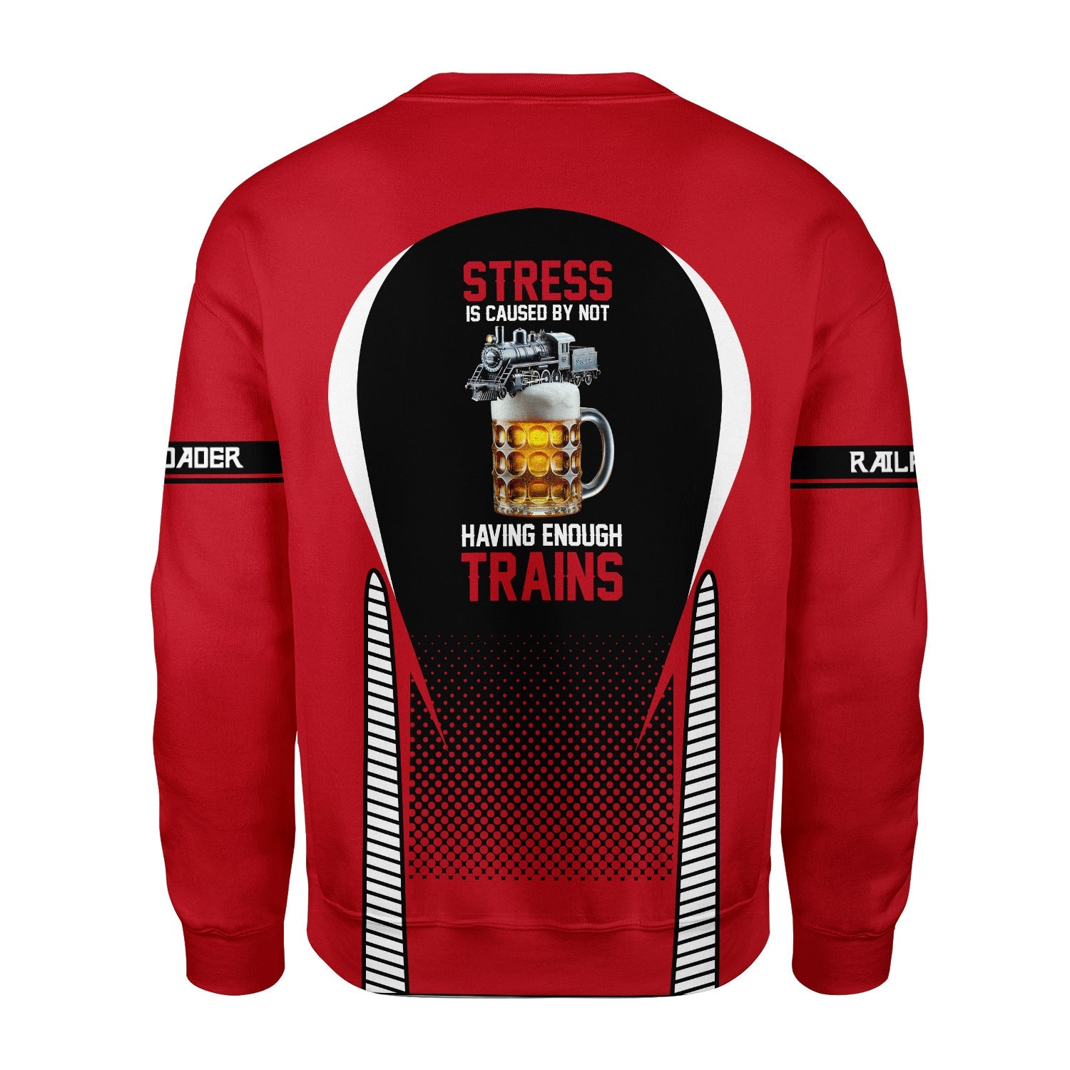 Railspirit Personalized Green Bay & Western Railroad Sweatshirt Stress Is Caused By Not Having Enough Trains Shirt All Over Print Shirt