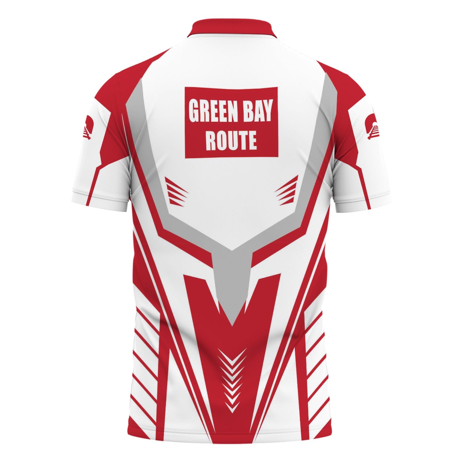 Railspirit Personalized Green Bay & Western Railroad Polo Shirt Workwear-Inspired with Custom Position Train Shirt