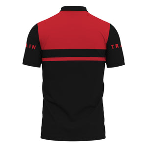 Railspirit Custom Name Green Bay & Western Railroad Polo Shirt American Train Ticket Printed Shirt