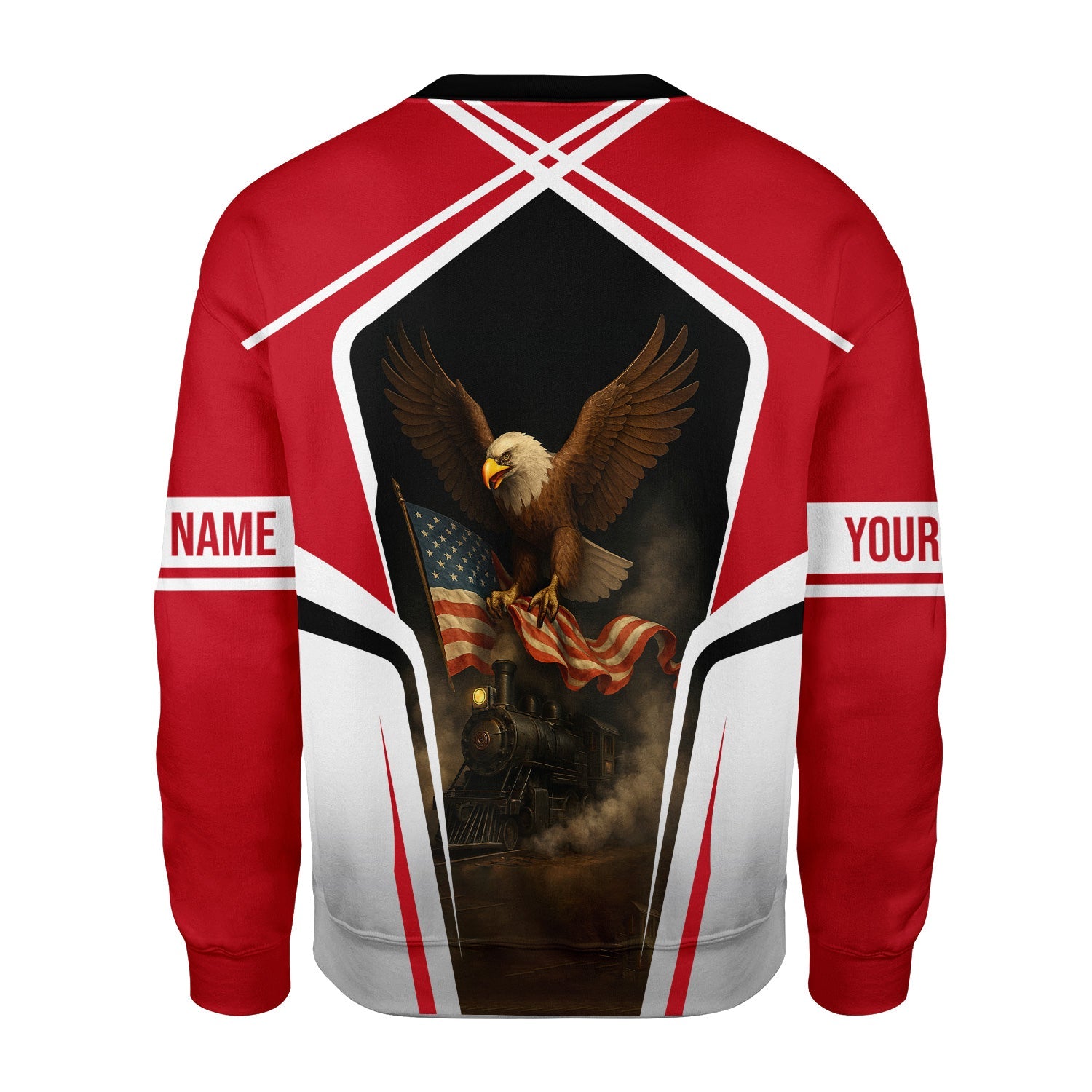 Railspirit Personalized Green Bay & Western Railroad Sweatshirt American Eagle Vintage Train Shirt