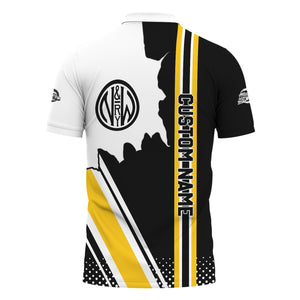 Railspirit Personalized Norfolk and Western Railway Polo Shirt N&W All Over Printed Unisex Shirt