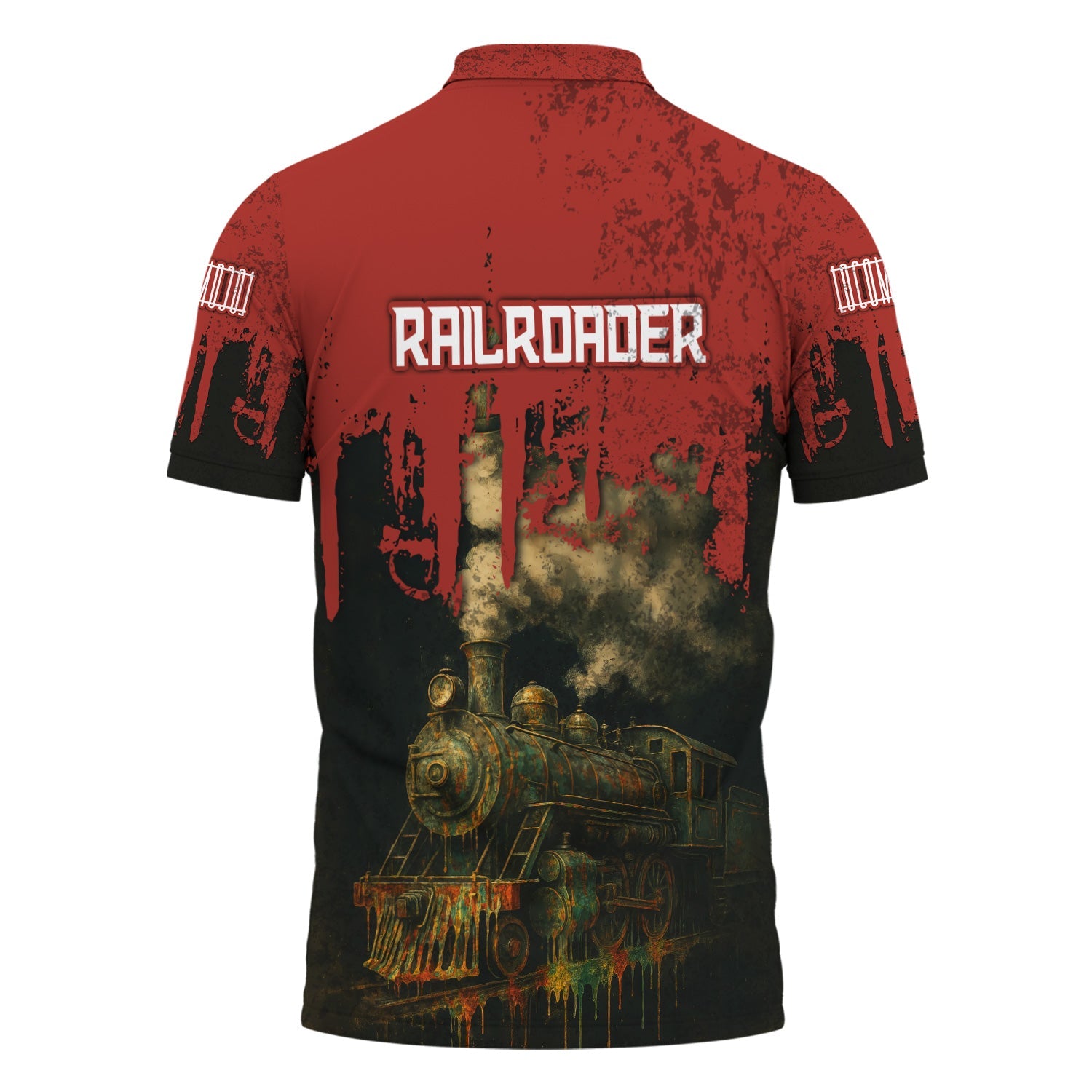 Railspirit Personalized New Hope Railroad Polo Shirt Vintage Train Art Style Shirt For Locomotive Fans