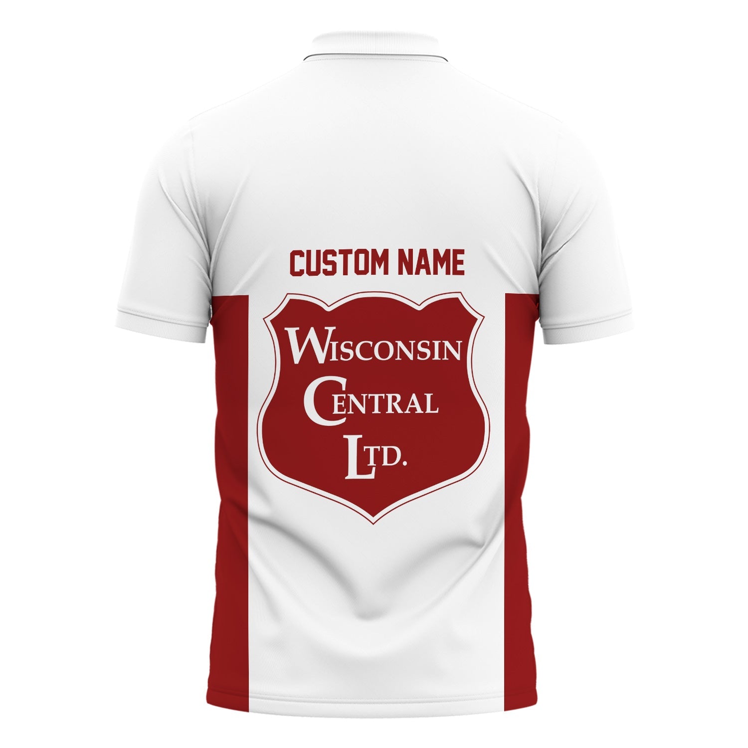 Railspirit Custom Name Wisconsin Central Ltd Railroad Polo Shirt Yes I Need All Those Train Printed Shirt