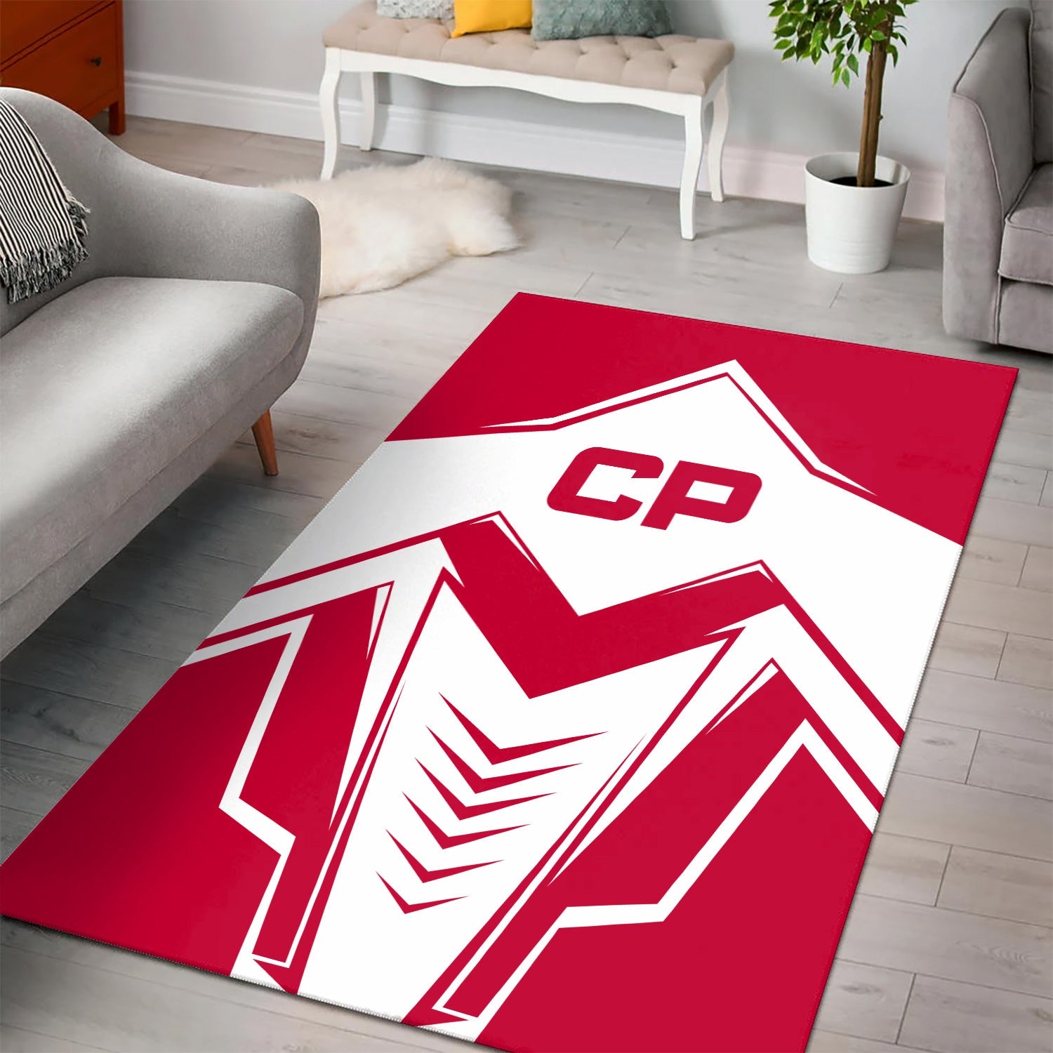 Railspirit Canadian Pacific Railroad Area Rug Railway Trainspotter Style Rug Gift Idea For Foamers