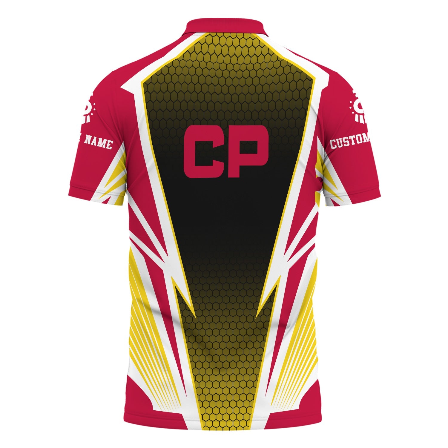 Railspirit Personalized Canadian Pacific Railroad Polo Shirt Lightning Graphic Style Shirt Gift Idea For Train Lover