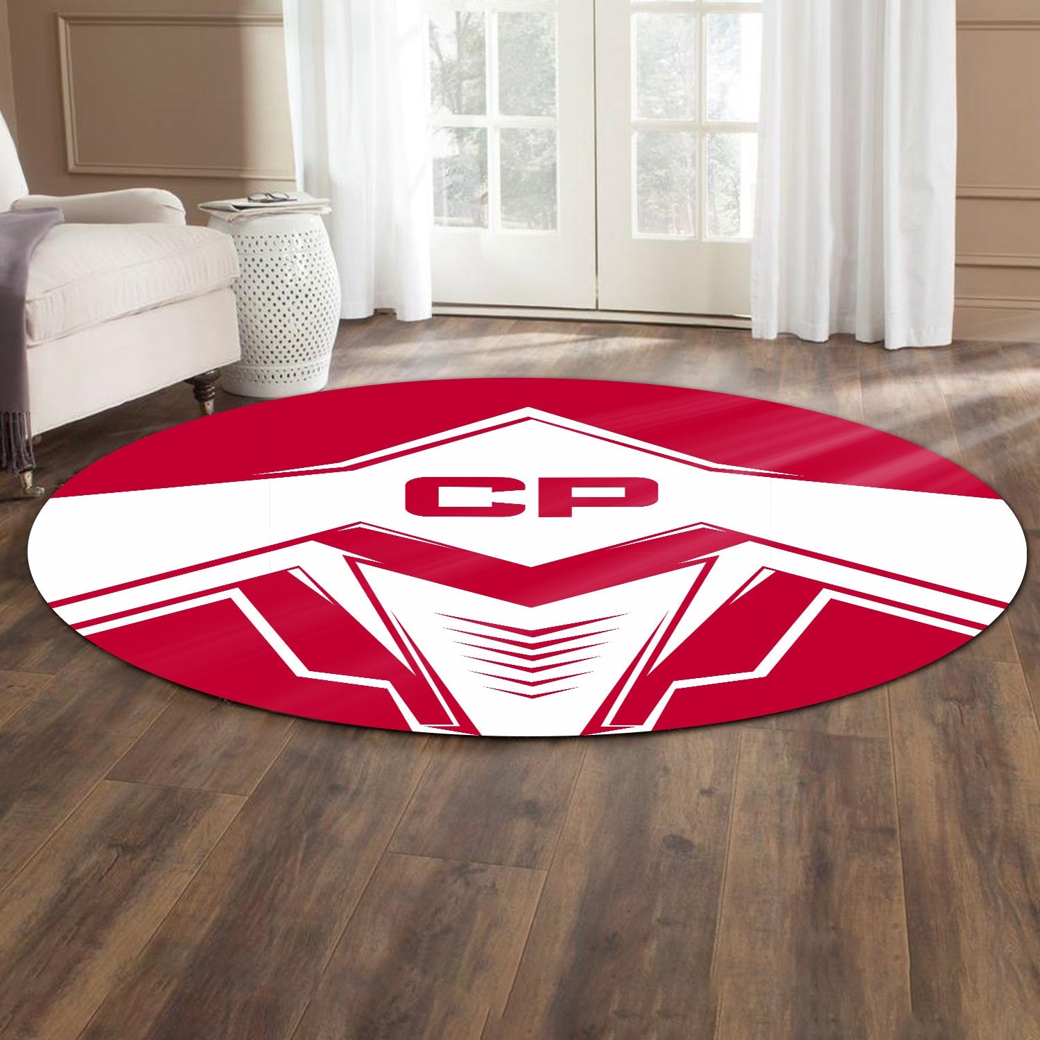 Railspirit Canadian Pacific Railroad Round Mat Railway Trainspotter Style Mat Gift Idea For Foamers