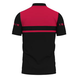 Railspirit Custom Name Canadian Pacific Railroad Polo Shirt American Train Ticket Printed Shirt