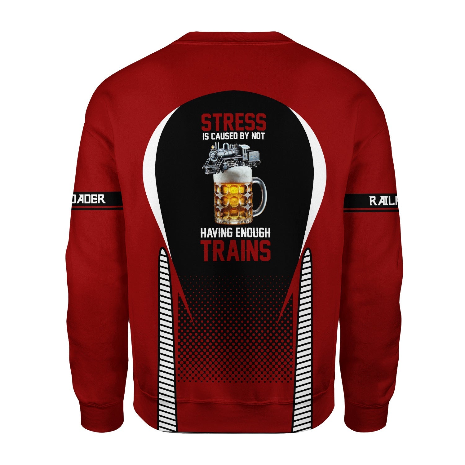 Railspirit Personalized Western Maryland Railway Sweatshirt Stress Is Caused By Not Having Enough Trains Shirt All Over Print Shirt
