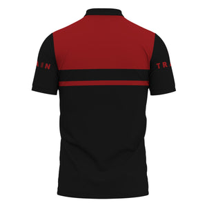 Railspirit Custom Name Western Maryland Railway Polo Shirt American Train Ticket Printed Shirt