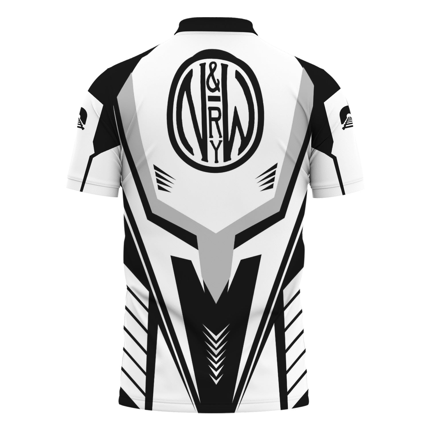 Railspirit Personalized Norfolk and Western Railway Polo Shirt Workwear-Inspired with Custom Position N&W Train Shirt