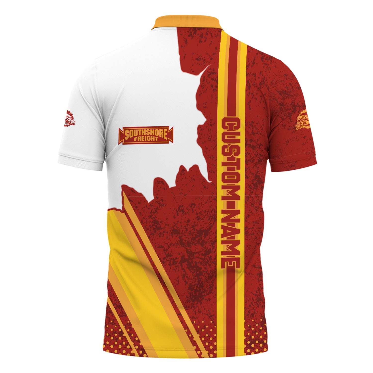 Railspirit Personalized Chicago South Shore and South Bend Railroad Polo Shirt All Over Printed Unisex Shirt